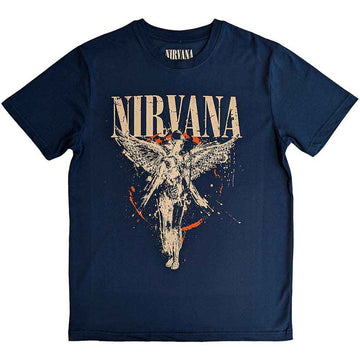 Nirvana Unisex T-Shirt: In Utero (Blue)