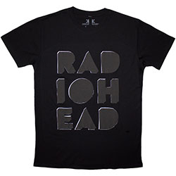 Radiohead Unisex T-Shirt: Note Pad (Black)