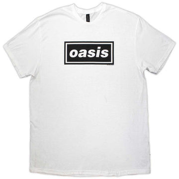 Oasis Unisex T-Shirt: Decca Logo (White)