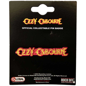 Ozzy Osbourne Pin Badge: Logo