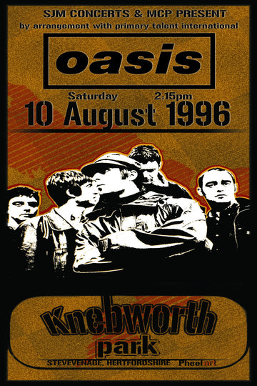 Oasis - Knebworth - Mini Poster B