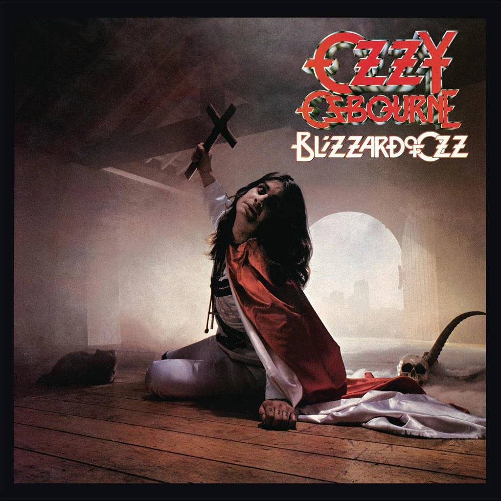 Ozzy Osbourne - Blizzard of Oz - LP - Silver With Red Swirl Vinyl