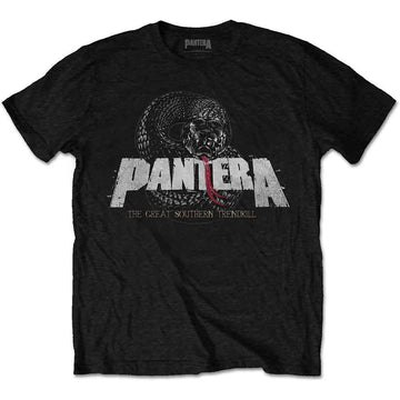 Pantera Unisex T-Shirt: Snake Logo - Black