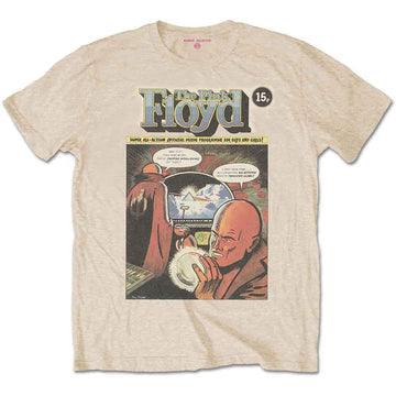 Pink Floyd Unisex T-Shirt: Comic (Sand)