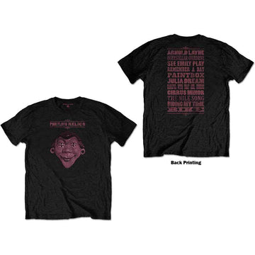 Pink Floyd Unisex T-Shirt: Relics (Black) (Back Print)