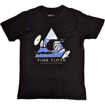 Pink Floyd Unisex T-Shirt: Melting Clocks (Black)