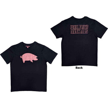 Pink Floyd Unisex T-Shirt: AWBDG (Navy Blue) (Back Print)