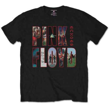 Pink Floyd Unisex T-Shirt: Echoes Album Montage (Black)