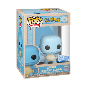 Pokémon - Squirtle (Soft Color) - Special Edition Funko Pop! Games (504)