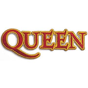 Queen Standard Patch: Cut-Out Logo