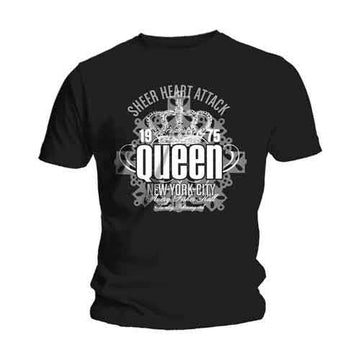 Queen Unisex T-Shirt: Sheer Heart Attack (Black)