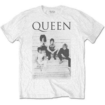 Queen Unisex T-Shirt: Stairs (White)
