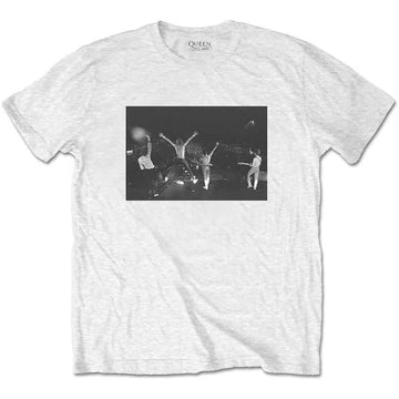 Queen Unisex T-Shirt: Crowd Shot (White)