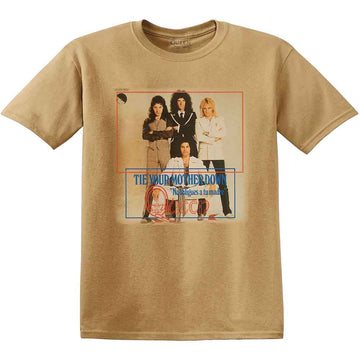 Queen Unisex T-Shirt: Tie Your Mother Down (Old Gold)