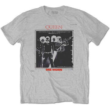 Queen Unisex T-Shirt: Japan Tour '85 (Grey)