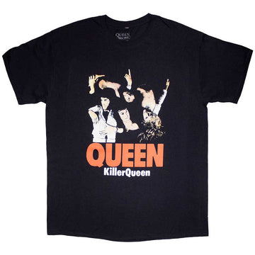 Queen Unisex T-Shirt: Killer Queen (Navy Blue)