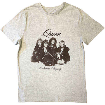 Queen Unisex T-Shirt: Bo Rhap Portrait (Natural)