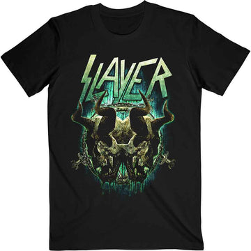 Slayer Unisex T-Shirt: Daemonic Twin - Black