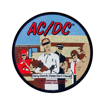 AC/DC Circular Standard Patch: Dirty Deeds