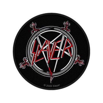 Slayer Circular Standard Patch: Pentagram