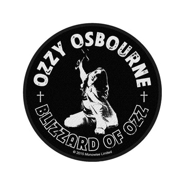 Ozzy Osbourne Circular Standard Patch: Blizzard Of Ozz