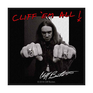 Metallica Standard Patch: Cliff 'Em All