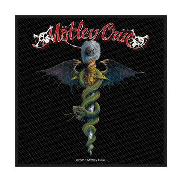 Motley Crue Standard Patch: Dr Feelgood