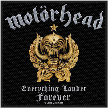 Motorhead Standard Patch: Everything Louder Forever