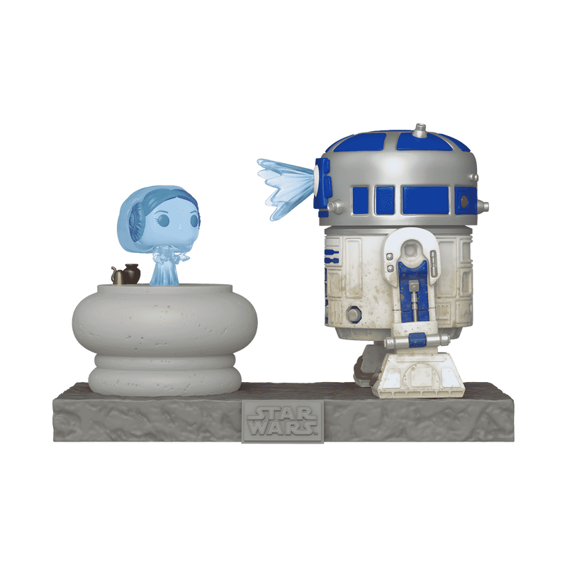 Star Wars - R2-D2 And Princess Leia Hologram - Funko Pop! Deluxe (766)