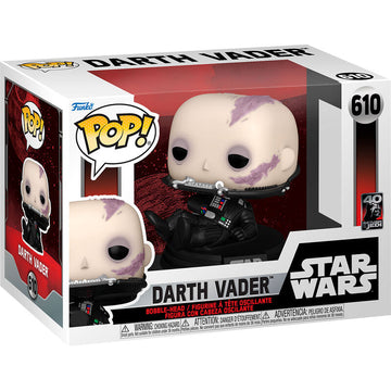 Star Wars - Darth Vader (with no helmet) - 40th Anniversary of Return of the Jedi - Funko Pop! (610)
