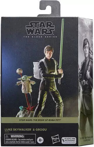 Star Wars The Black Series - Luke Skywalker & Grogu (Star Wars: The Book of Boba Fett) - 16cm and 3cm Action Figures