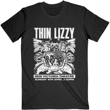 Thin Lizzy Unisex T-Shirt: Jailbreak Flyer (Black)