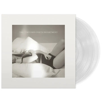Taylor Swift - The Tortured Poets Department (with 24-page book-bound jacket) - 2LP - Phantom Clear Vinyl