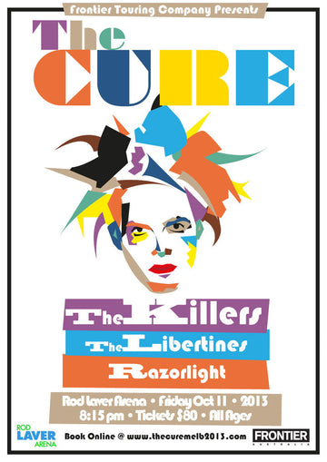 The Cure - Melbourne 2013 - Mini Poster