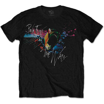 Pink Floyd Unisex T-Shirt: The Wall Head Banga (Black)