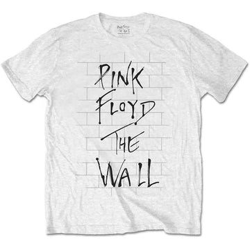 Pink Floyd Unisex T-Shirt: The Wall & Logo (White)