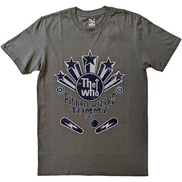 The Who Unisex T-Shirt: Pinball Wizard Flippers (Charcoal Grey)
