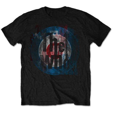 The Who Unisex T-Shirt: Target Texture (Black)