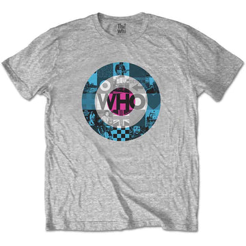The Who Unisex T-Shirt: Target Blocks (Grey)