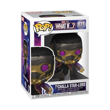 Marvel - What If...? - T`Challa Star-Lord - Bobble-Head Funko Pop! (871)