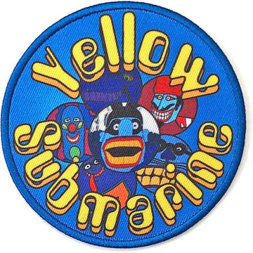 The Beatles Standard Patch: Yellow Submarine Baddies Circle