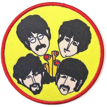 The Beatles Standard Patch: Yellow Submarine Periscopes & Heads