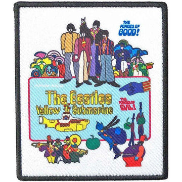The Beatles Standard Patch: Yellow Submarine Movie Poster
