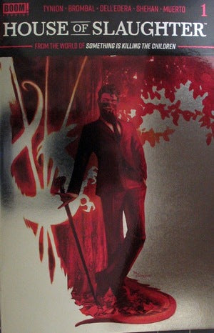House of Slaughter #1 (2nd printing, variant blood red foil Thank You cover - Miguel Mercado)