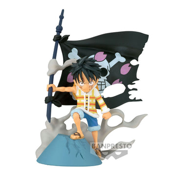 One Piece - WCF Log Stories Monkey D Luffy - Figure 8cm