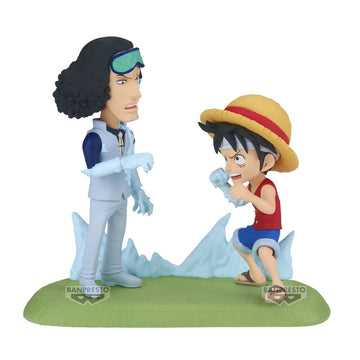 One Piece - World Collectable - Figure Log Stories Monkey D. Luffy vs Kuzan - Figure 9cm