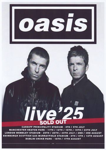 Oasis - Live 25 - Mini Poster