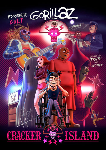 Gorillaz - Cracker Island - Mini Poster