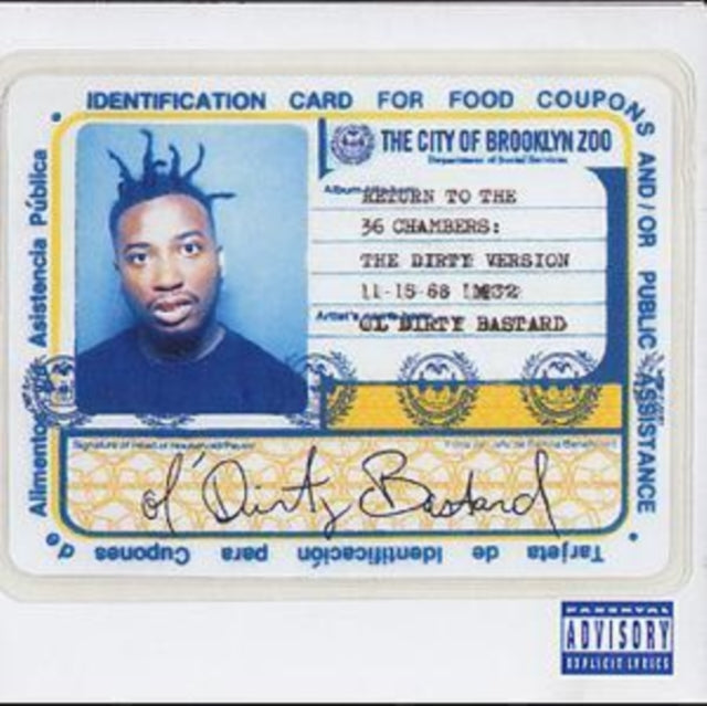 Ol' Dirty Bastard - Return to the 36 Chambers: The Dirty Version - CD