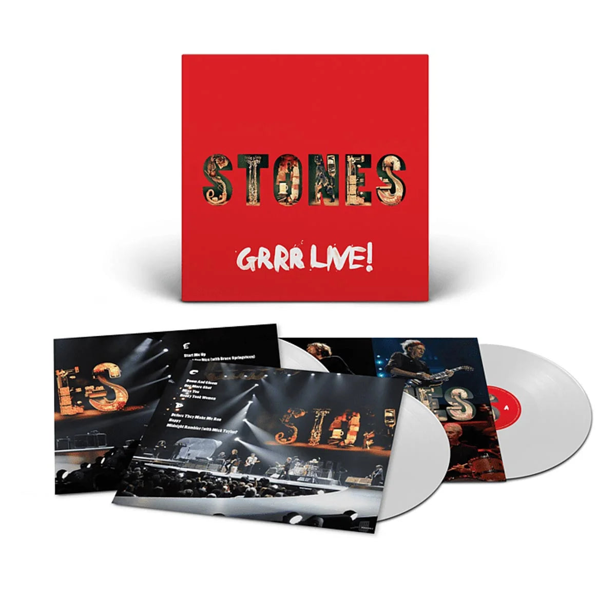 The Rolling Stones - Grrr! Live - 3LP - Limited White Vinyl